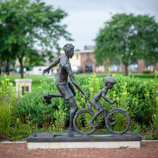 Time to Let Go - Bronze sculpture by Verna Bartnick